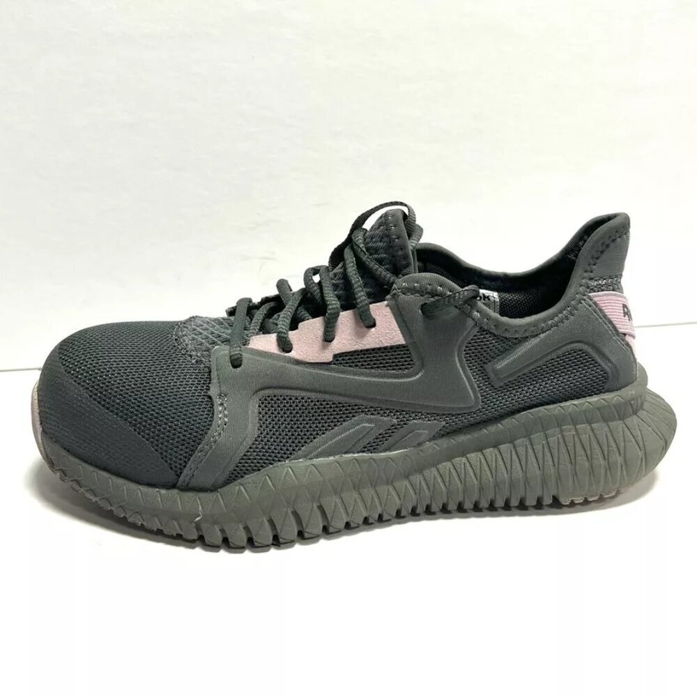 Reebok Flexagon 2.0 Womens Work Sneaker Gray 7 M